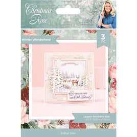 Winter Wonderland, Christmas Rose - Sara Signature Edge'able Metal Dies