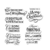 Christmas Sparkle, Christmas Rose - Sara Signature Clear Acrylic Stamp