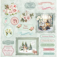 Christmas Rose - Sara Signature Topper Pad 8"X8"