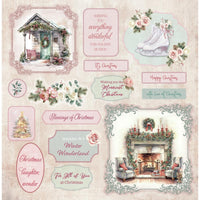 Christmas Rose - Sara Signature Topper Pad 8"X8"