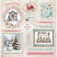 Christmas Rose - Sara Signature Topper Pad 8"X8"