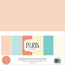 Paris - Carta Bella Solids Collection Kit 12"X12"