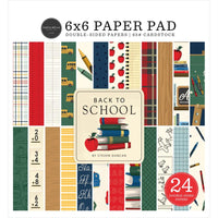 Back To School - Carta Bella Double-Sided Paper Pad 6"X6"