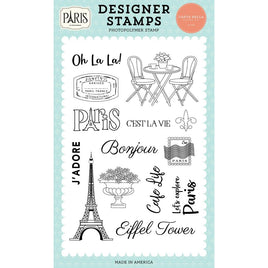 Cafe Life - Paris Stamps