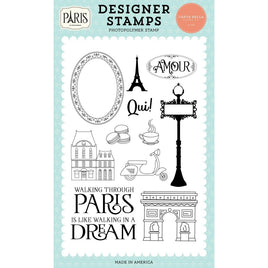 Walking Through Paris - Paris Stamps