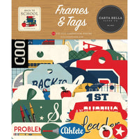 Frames & Tags, Back To School - Carta Bella Ephemera