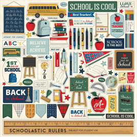 Elements - Back to School Cardstock Stickers 12"X12"