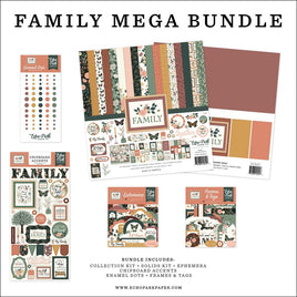 Family - Echo Park Mega Bundle Collection Kit 12"X12"