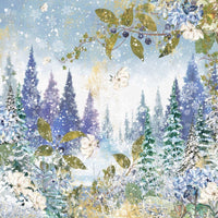 Winter Forest - Crafter's Companion Vellum Pad 8"X8"