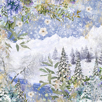 Winter Forest - Crafter's Companion Vellum Pad 8"X8"