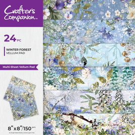 Winter Forest - Crafter's Companion Vellum Pad 8"X8"