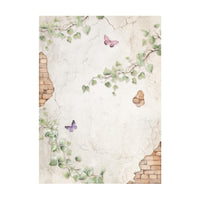 Lavender - Stamperia Assorted Rice Paper Backgrounds A6 8/Sheets