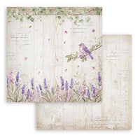 Lavender, 10 Designs/1 Each - Stamperia Double-Sided Paper Pad 8"X8" 10/Pkg