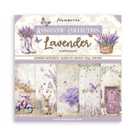 Lavender, 10 Designs/1 Each - Stamperia Double-Sided Paper Pad 8"X8" 10/Pkg