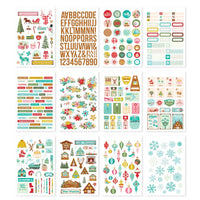 Snow Pine Lodge - Simple Stories Sticker Book 12/Sheets