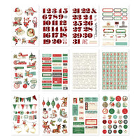 Simple Vintage Holly Jolly Simple Stories Sticker Book 12/Sheets