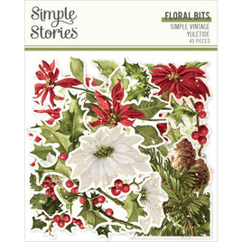 Simple Vintage Yuletide Bits & Pieces Die-Cuts Florals