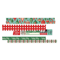 Simple Vintage Holly Jolly Washi Tape 5/Pkg