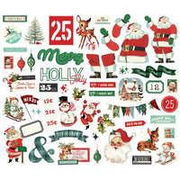 Simple Vintage Holly Jolly Bits & Pieces Die-Cuts Icons