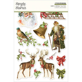 Simple Vintage Yuletide - Simple Stories Sticker Book 12/Sheets