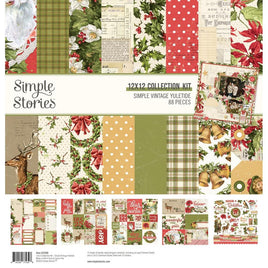 Simple Vintage Yuletide - Simple Stories Collection Kit 12"X12"