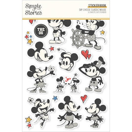 Say Cheese Classic Mouse Simple Stories Sticker Book 12/Sheets