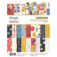 Say Cheese Classic Mouse Simple Stories Double-Sided Paper Pad 6"X8" 24/Pkg