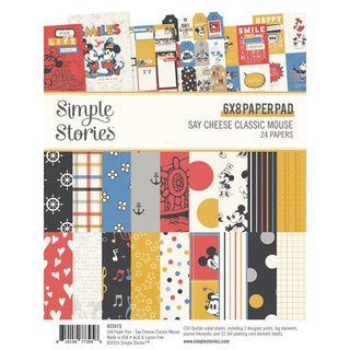 Say Cheese Classic Mouse Simple Stories Double-Sided Paper Pad 6