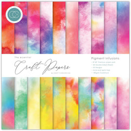Pigment Infusions - Craft Consortium Double-Sided Paper Pad 8"X8"