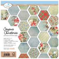 Joyous Christmas - Elizabeth Craft Double-Sided Cardstock Pack 12"X12"