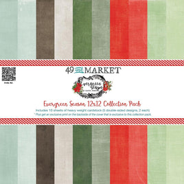 Evergreen Season Foundations - 49 & Market Collection Pack 12"X12"