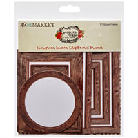 Frames, Evergreen Season - 49 And Market Chipboard Set