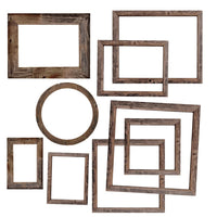 Frames, Evergreen Season - 49 And Market Chipboard Set