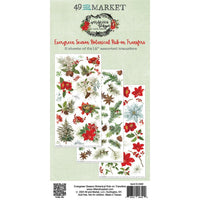 Botanical, Evergreen Season - 49 And Market Rub-On Transfer Set