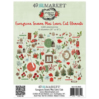 Evergreen Season - 49 And Market Mini Laser Cut Outs