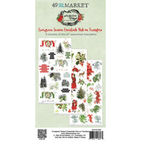 Essentials, Evergreen Season - 49 And Market Rub-On Transfer Set