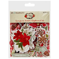 Evergreen Season - 49 And Market Chipboard Set