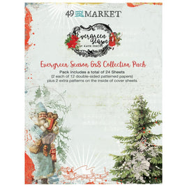 Evergreen Season - 49 & Market Collection Pack 6"X8"