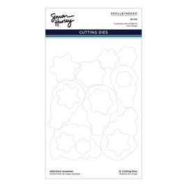 Sketched Snowmen - Spellbinders Etched Dies By Simon Hurley