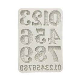 Gear Up For Christmas Numbers - Stamperia Silicone Mold A5