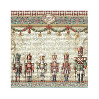 The Nutcracker - Stamperia Polyester Fabric 12"X12" 4/Pkg