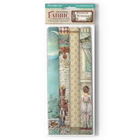 The Nutcracker - Stamperia Polyester Fabric 12"X12" 4/Pkg