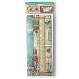 The Nutcracker - Stamperia Polyester Fabric 12"X12" 4/Pkg