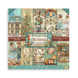 The Nutcracker - Stamperia Double-Sided paper Pad 8"X8" 10/Pkg