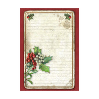 Classic Christmas - A6 Rice Paper Backgrounds