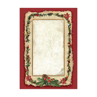 Classic Christmas - A6 Rice Paper Backgrounds