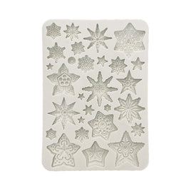 Gear Up For Christmas Stars - Stamperia Silicone Mold A5