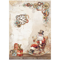 Gear Up For Christmas - Stamperia Assorted Rice Paper A4 6/Sheets