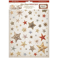 Gear Up For Christmas - Stamperia Assorted Rice Paper A4 6/Sheets