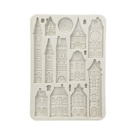 Gear Up For Christmas Cozy Houses - Stamperia Silicone Mold A5
